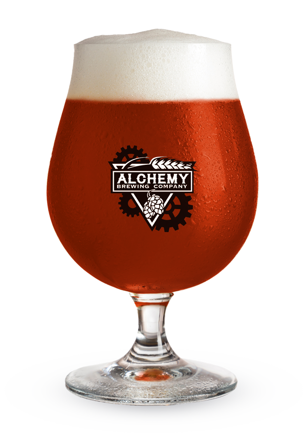 Alchemy Brewing - Red Beer Glass