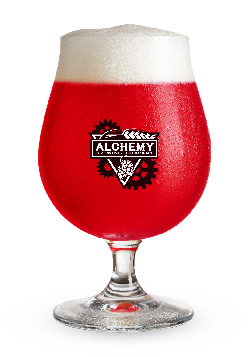 Alchemy Brewing - Red Beer Glass
